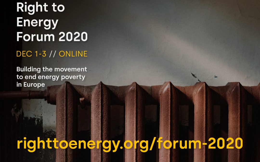 Right to Energy Forum 1st-3rd December 2020